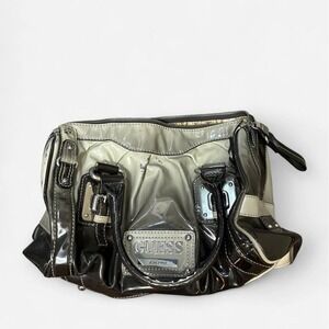 Y2K 2000s Guess black & gray handbag